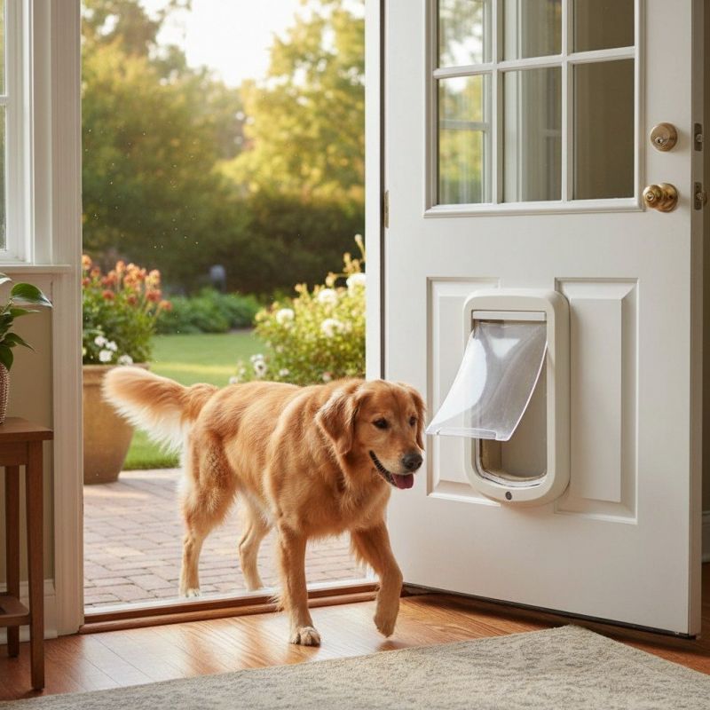 Wall Dog Door Installation